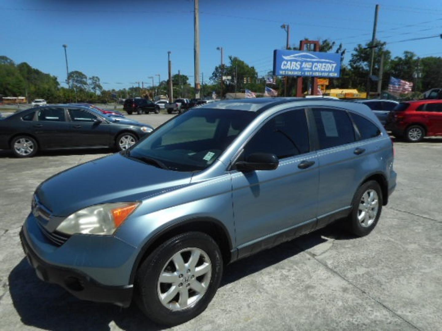 2007 BLUE HONDA CR-V EX (JHLRE38547C) , located at 10405 Abercorn Street, Savannah, GA, 31419, (912) 921-8965, 31.988262, -81.131760 - Photo#1